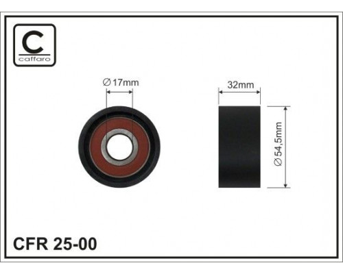 25-00 Caffaro Ролик-натяжитель ремня ГРМ