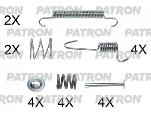 PSRK0149 Patron Установочный к-кт колодок ручного тормоза