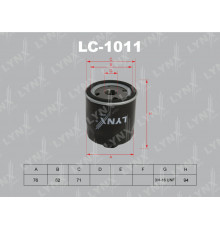 LC-1011 Lynx Фильтр масляный