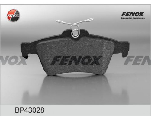 BP43028 FENOX Колодки тормозные задние дисковые к-кт