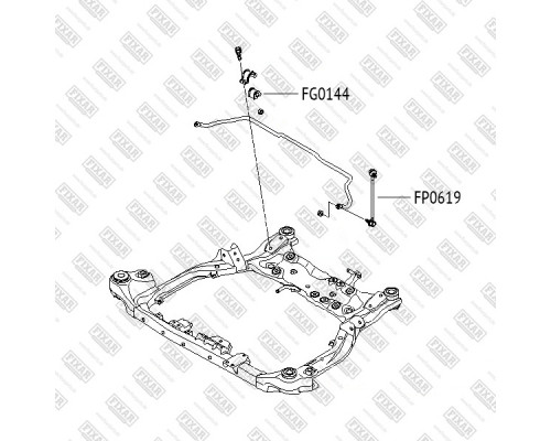 FP0619 Fixar Стойка переднего стабилизатора