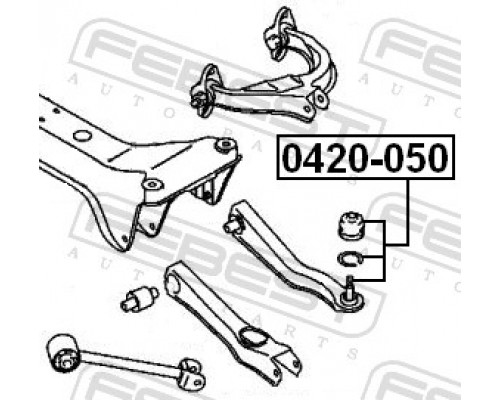 0420-050 FEBEST Опора шаровая задней подвески
