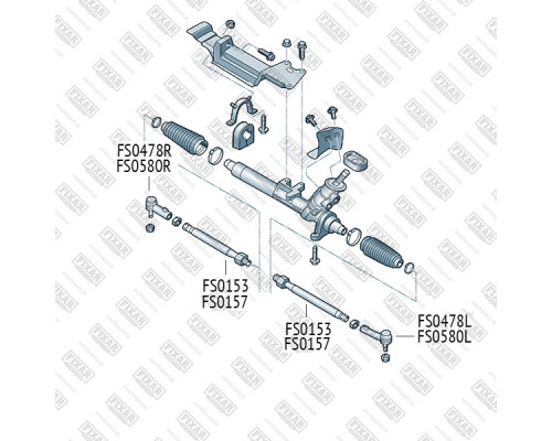 FS0157 Fixar Тяга рулевая