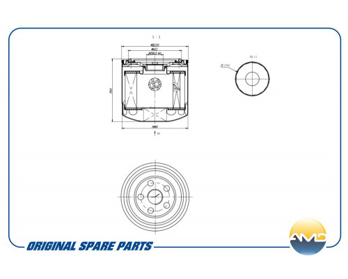 AMD.FL13 AMD Фильтр масляный