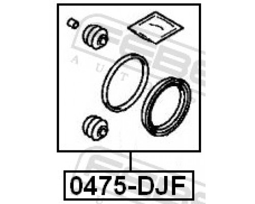 0475-DJF FEBEST Р/к переднего суппорта