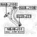 NAB-J10B FEBEST Сайлентблок переднего рычага задний