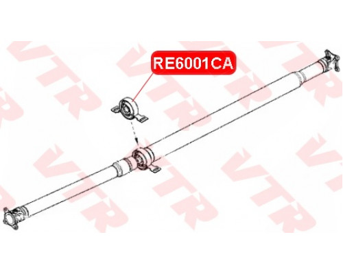 RE6001CA VTR Подшипник подвесной