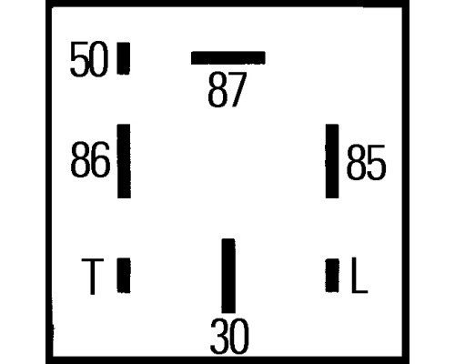 4RV008188-181 Hella Реле свечей накала