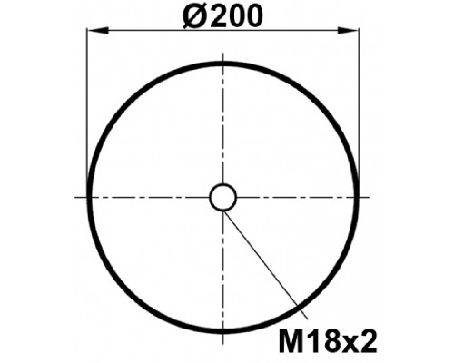 T0070-4884V2 TOPCOVER Воздушная подушка (опора пневматическая)