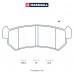 Торм. колодки дисковые задн. Chevrolet Lacetti 05-; Daewoo Nubira 00- / Gentra 13- (M2624071)
