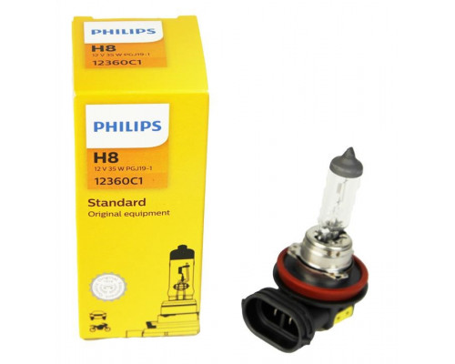Лампы H8 12V 35W PHILIPS STANDART