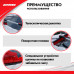 Телескопическая щетка для снега с силиконовой щетиной 94-128 см. ZiPOWER