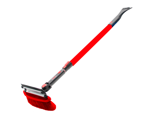 Щетка для снега с телескопической рукояткой 94-131 см. ZiPOWER