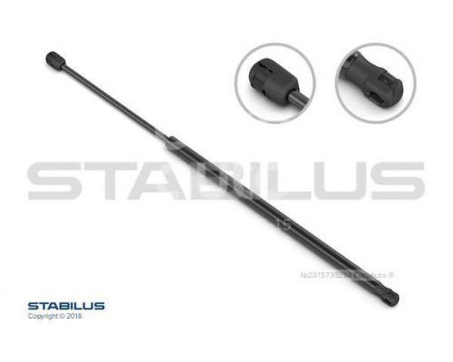 012809 Stabilus Амортизатор двери багажника для Peugeot 1007 2005-2009