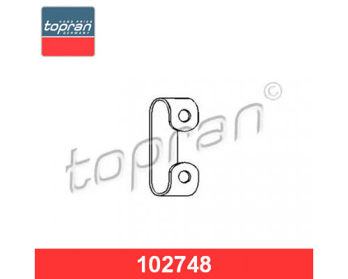 102748001 Hans Pries Скоба глушителя