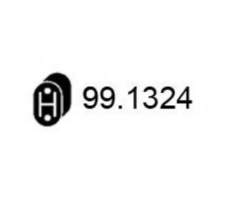 99.1324 ASSO Резинка подвеса глушителя 99.1324 ASSO Резинка подвеса глушителя