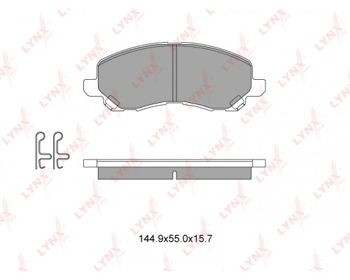 BD-5504 Lynx Колодки тормозные передние к-кт