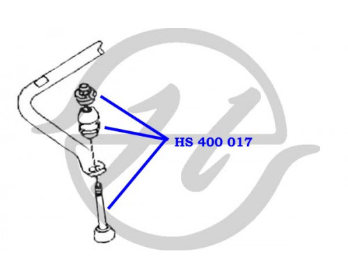 HS400017 Hanse Стойка заднего стабилизатора