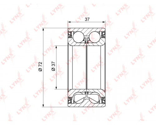 WB-1186 Lynx Подшипник ступицы (к-кт)