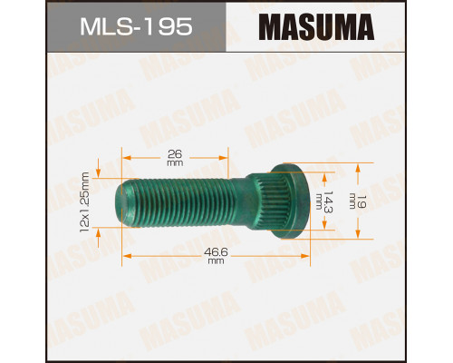 MLS-195 Masuma Шпилька колеса