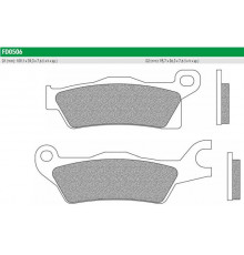 FD0506SV Newfren Колодки тормозные мото