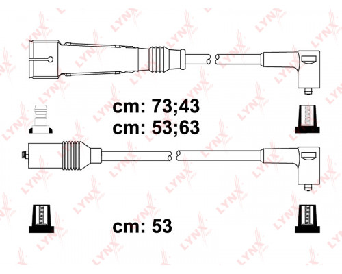 SPE8023 Lynx Провода высокого напряж. к-кт