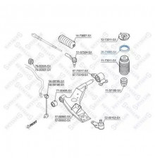 26-73003-SX Stellox Подшипник опоры переднего амортизатора