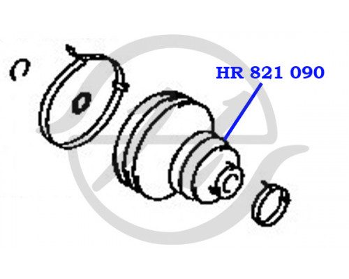 HR821090 Hanse Пыльник внут/пер. ШРУСа (к-кт)