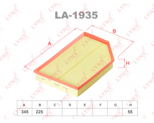 LA-1935 Lynx Фильтр воздушный