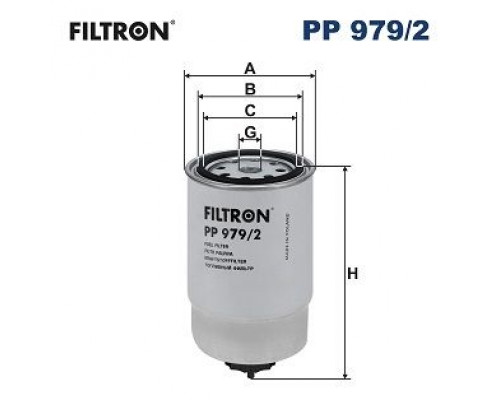 PP979/2 Filtron Фильтр топливный