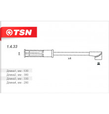 1.4.33 TSN Провода высокого напряж. к-кт