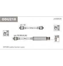 ODU218 Janmor Провода высокого напряж. к-кт для Opel Kadett E 1984-1992