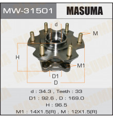 MW-31501 Masuma Ступица задняя для Mitsubishi Pajero/Montero IV (V8, V9) 2007-2021