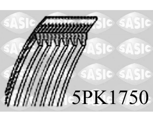 5PK1750 Sasic Ремень ручейковый