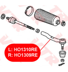 HO1310RE VTR Наконечник рулевой левый