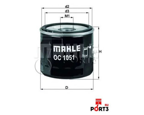 OC1051A Mahle / Knecht Фильтр масляный