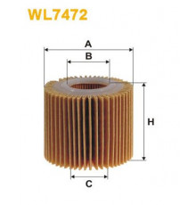 WL7472 WIX Фильтр масляный