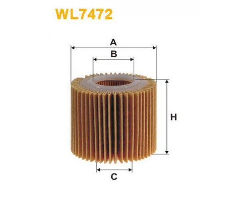 WL7472 WIX Фильтр масляный