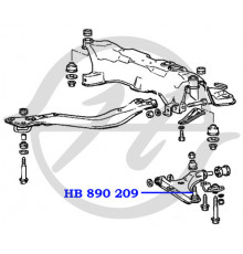 HB890209 Hanse Опора шаровая нижняя передней подвески