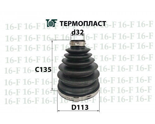 SS-3002 16F Пыльник наруж ШРУСа (к-кт) для Toyota Land Cruiser (100) 1998-2007