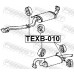 TEXB-010 FEBEST Резинка подвеса глушителя