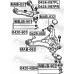 MAB-063 FEBEST Сайлентблок нижнего рычага передний для Mitsubishi Pajero/Montero III (V6, V7) 2000-2006