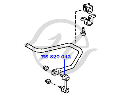 HS820042 Hanse Стойка заднего стабилизатора для Lexus GS 300 1993-1998