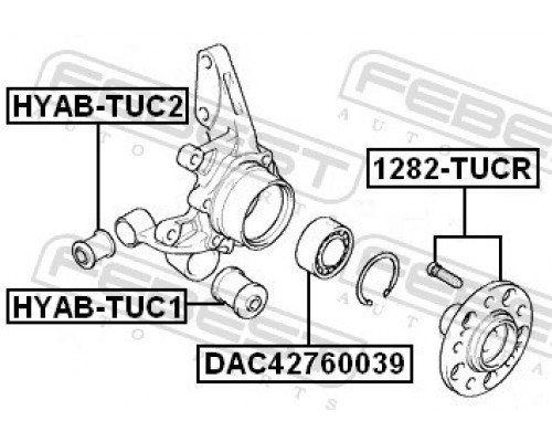 DAC42760039 TORQUE Подшипник ступицы