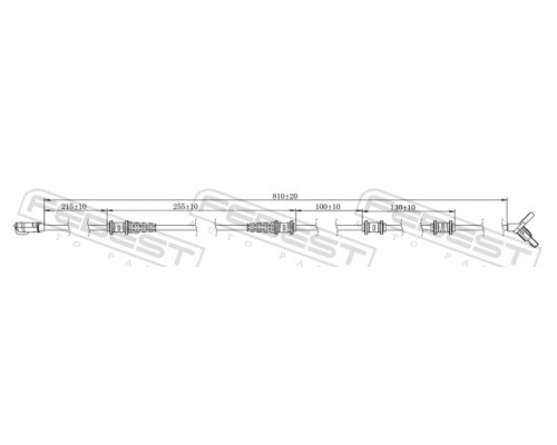 16606-002 FEBEST Датчик ABS передний