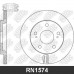 RN1574 NiBK Диск тормозной передний вентилируемый для Toyota Venza 2009-2017
