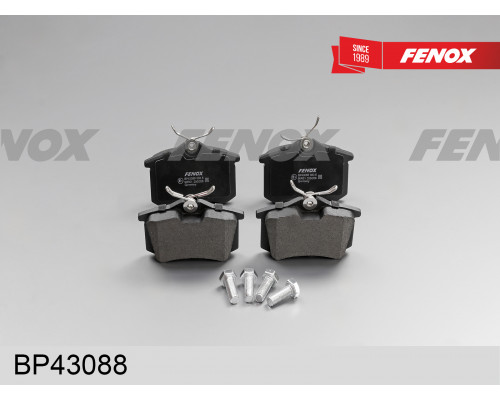 BP43088 FENOX Колодки тормозные задние дисковые к-кт