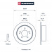 Тормозной диск задн. SsangYong Actyon I 06- / Kyron 05- / Rexton 02- (M2000549)