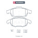 Комплект дисковых колодок передние CITROEN BERLINGO 08-, C4 10-; PEUGEOT PARTNER 08-