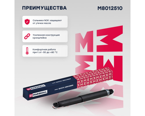 Амортизатор газ. задн. MB Sprinter 06-; VW Crafter 06- (M8012510) Амортизатор газ. задн. MB Sprinter 06-; VW Crafter 06- (M8012510)